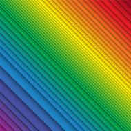 Stacked rainbow colored stripes