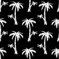 Seamless pattern palm trees N7