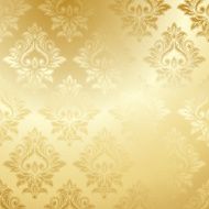 Luxury golden floral wallpaper N4