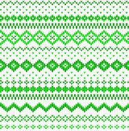 seamless green and white knitted background N7