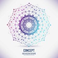 Abstract geometric lattice the scope of molecules