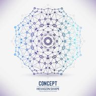 Abstract geometric lattice the scope of molecules N2
