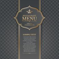Vector Restaurant menu design N4