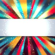 Colorful glowing lines background with place for text N2