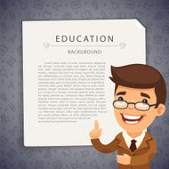 Education Grey Background with Teacher N2
