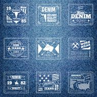 Original authentic denim jeans labels N2