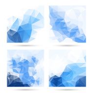 Abstract background with polygonal elements N2