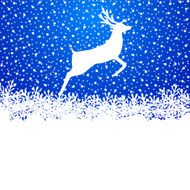 Merry Christmas background with snowflakes N21