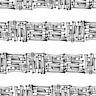 Seamless black and white pattern N15