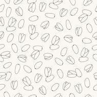 Seamless pattern with pistachios N2