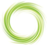 Vector swirling backdrop green color