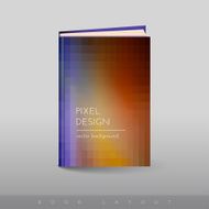 Modern abstract brochure as book N16