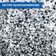 Vector Silver Glittering background N2