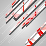 Abstract futuristic geometric shapes N76