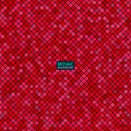 background abstract mosaic of the pixel pattern and red squares