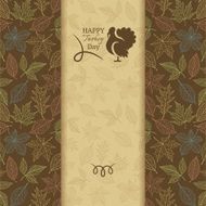 Thanksgiving greeting card N7