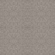 Arabic floral brown pattern