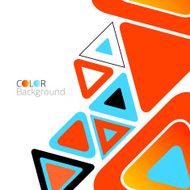 Abstract Colorful Design Triangles Background N7