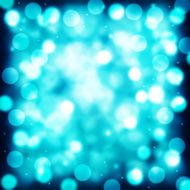 abstract blue bokeh holidays background