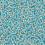 Seamless floral pattern on uniform background N2