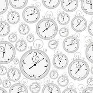 silver stopwatch case and dials with hands seamless pattern eps10 N2