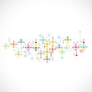 Abstract colorful and creative geometric background vector N3