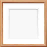 Wooden Frame Square Picture