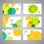 Market circle design template N3