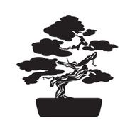 Black Bonsai Tree N2