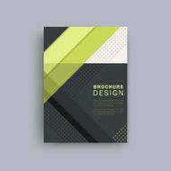 modern geometric brochure design N2