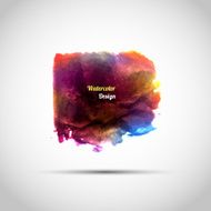 Watercolor background Abstract shape