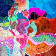 Abstract watercolor background N130
