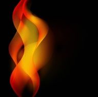 Abstract Fire Background