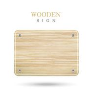 Blank Wooden Sign N4