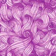 Purple doodle abstract vector seamless pattern N2