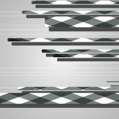 Abstract futuristic geometric shapes N67