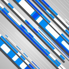 Abstract futuristic geometric shapes N68