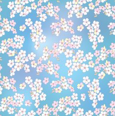floral seamless background gentle flower pattern