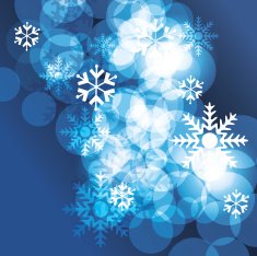 christmas background with snowflakes N19