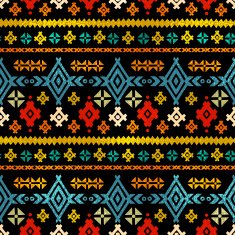 Aztec colorful seamless pattern N2