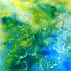 Tropic sea Abstract watercolor background