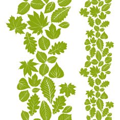 Leaves seamless wallpaper background vector endless pattern