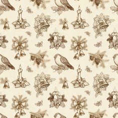 Vintage seamless christmas pattern N2