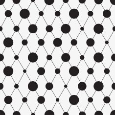 Abstract seamless pattern with circles Vector illustration N2
