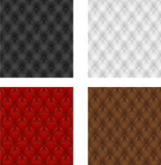 set multicolored leather upholstery seamless background N2