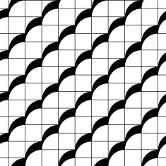 Ornate tiles seamless pattern geometric vector background N4