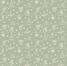 Christmas seamless vector background