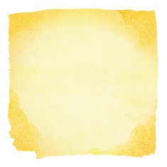 Painted orange watercolor square Design element