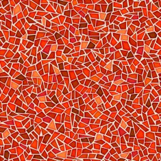 Seamless pattern of red glass mosaic