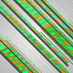 Abstract futuristic geometric shapes N72